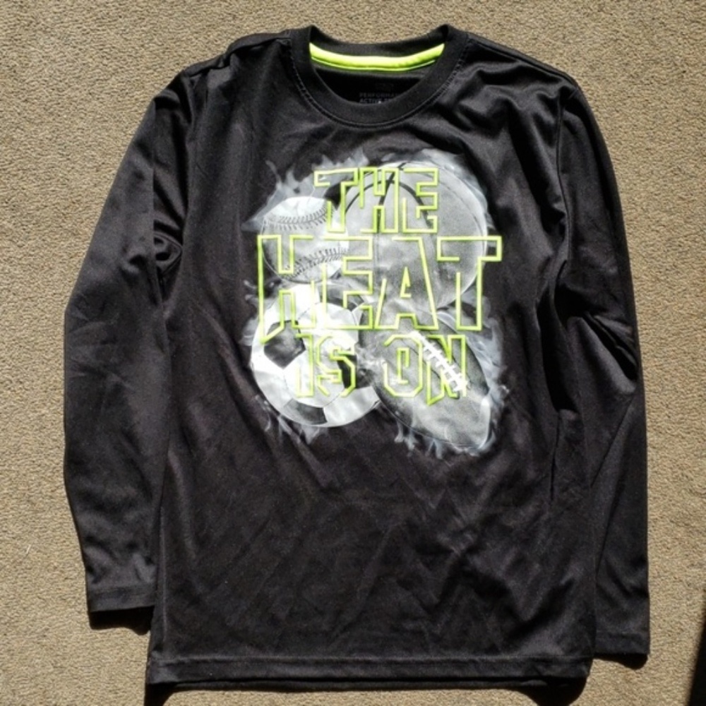 Boy's The Heat Is On Sports Long Sleeve Shirt